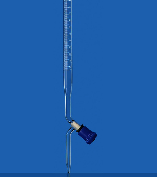 Burettes with boroflo stopcock, classA,